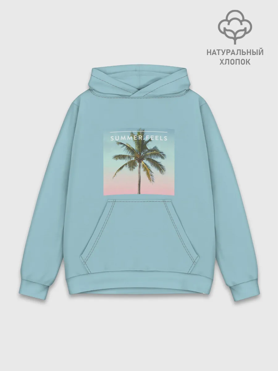 Худи мужской база хлопок / Летние ощущения