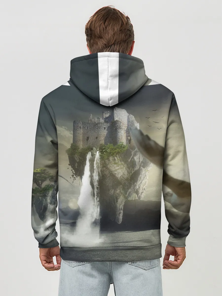 Худи мужской база хлопок / Парящий замак