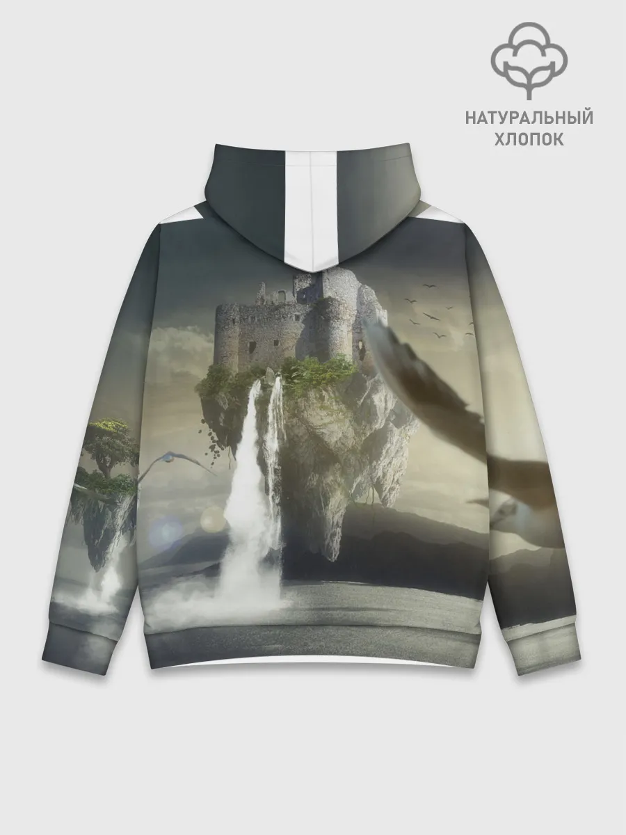 Худи мужской база хлопок / Парящий замак