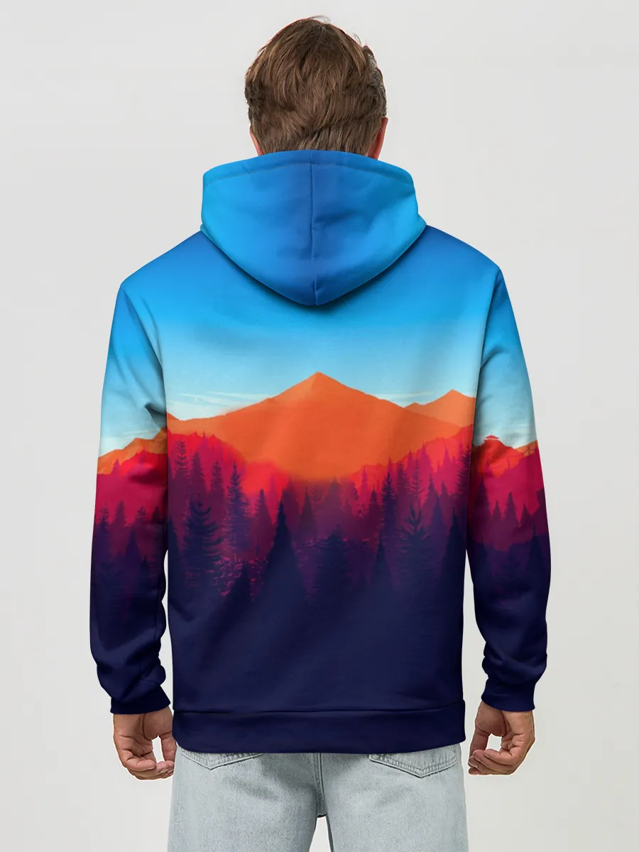 Худи мужской база хлопок / Одинокая вышка