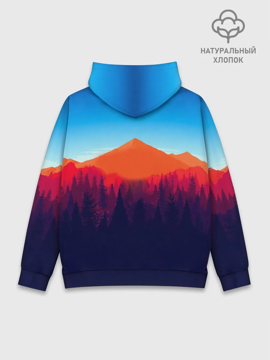 Худи мужской база хлопок / Одинокая вышка