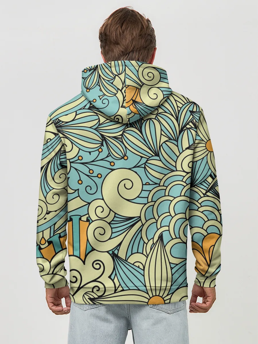 Худи мужской база хлопок / Gake no ue no Ponyo