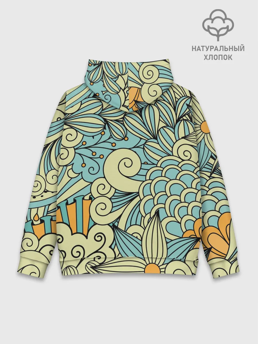 Худи мужской база хлопок / Gake no ue no Ponyo