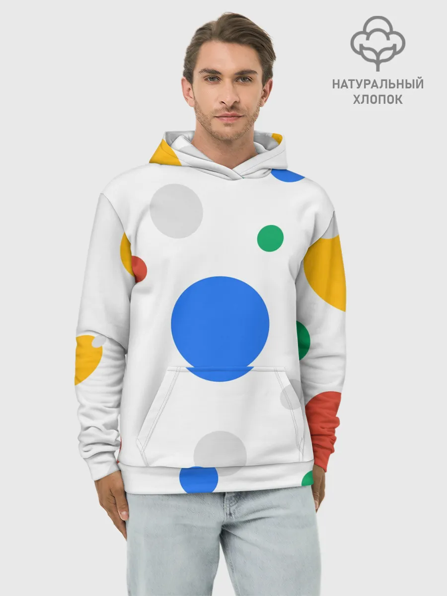 Худи мужской база хлопок / Не будь злом