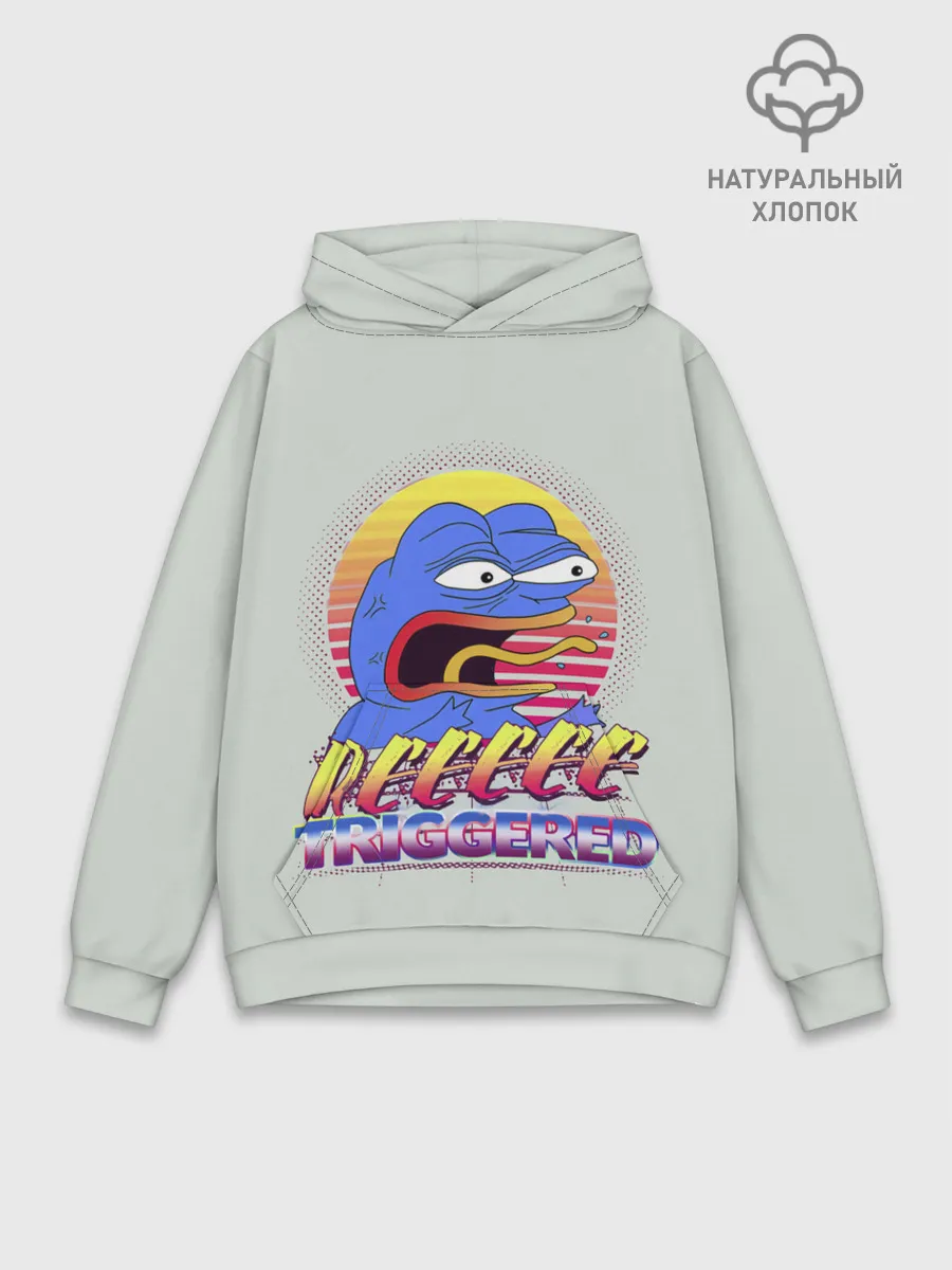 Худи мужской база хлопок / Пепе РеТриггер