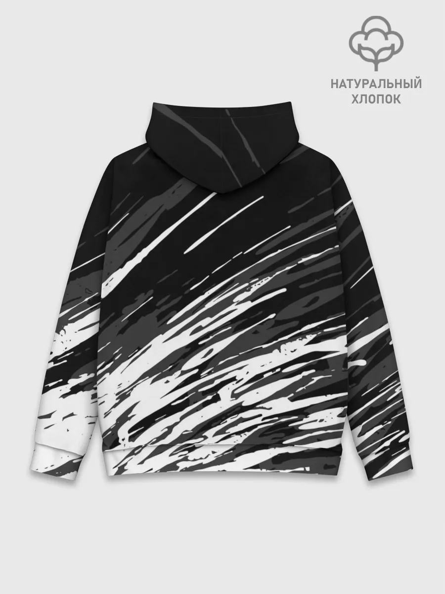 Худи мужской база хлопок / JUVENTUS / ЮВЕНТУС / БРЫЗГИ