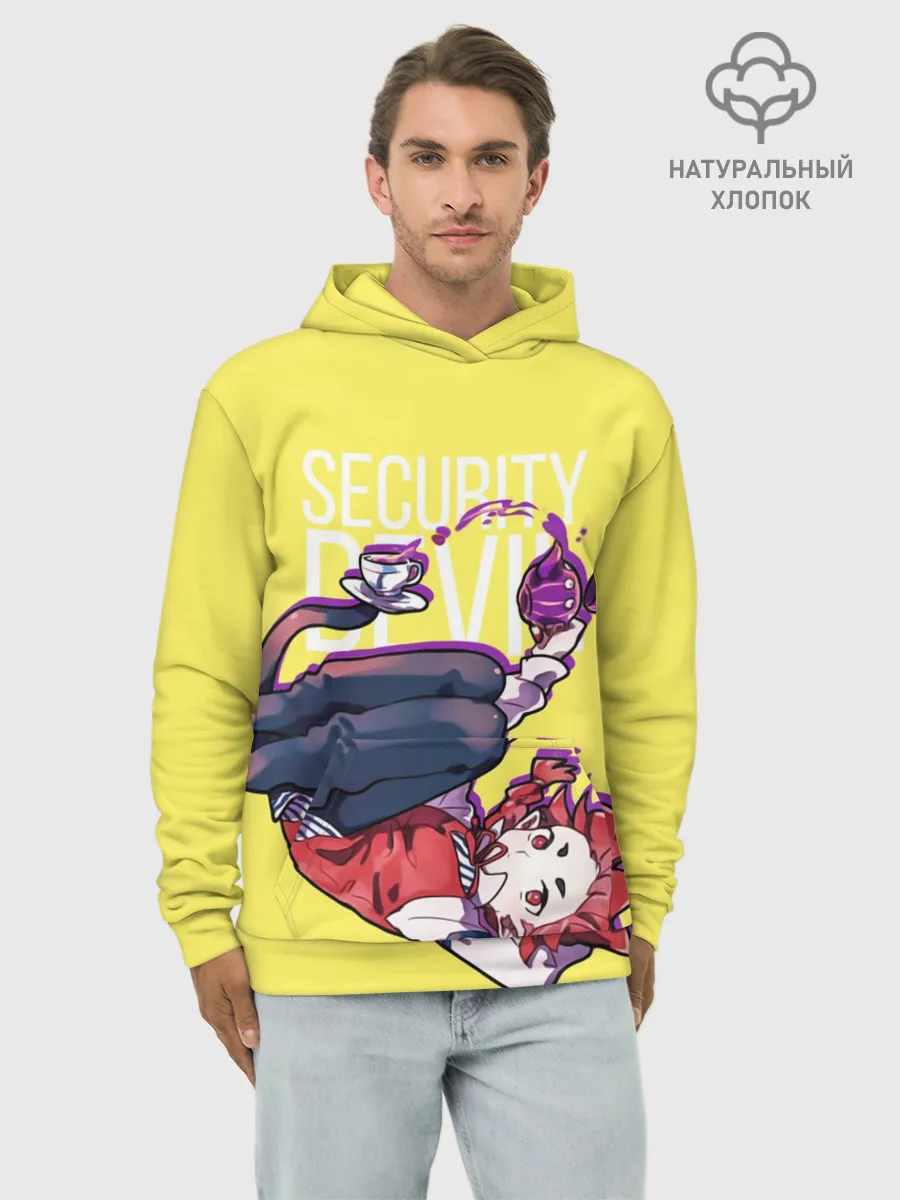 Худи мужской база хлопок / Security Devil