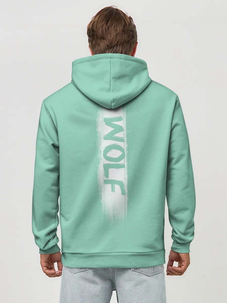 Худи мужской база хлопок / Wolf