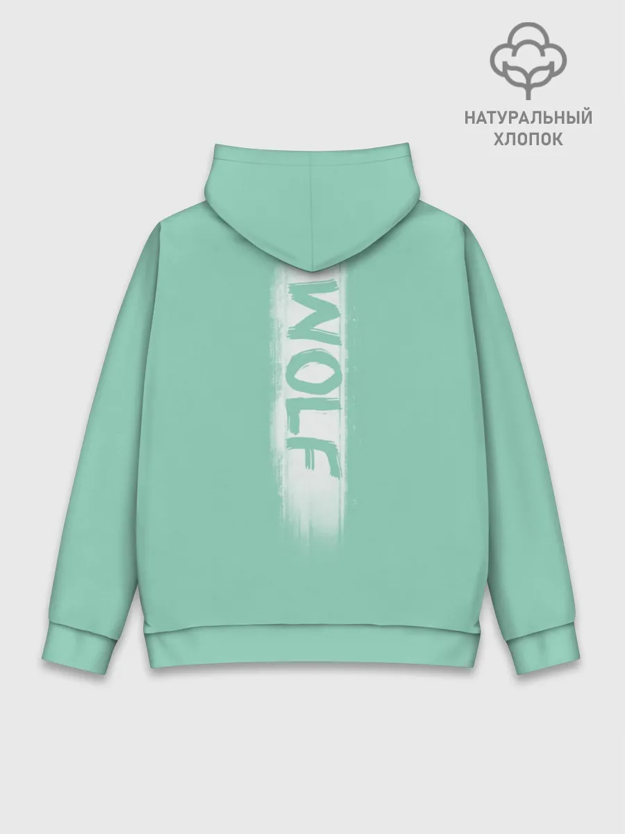 Худи мужской база хлопок / Wolf