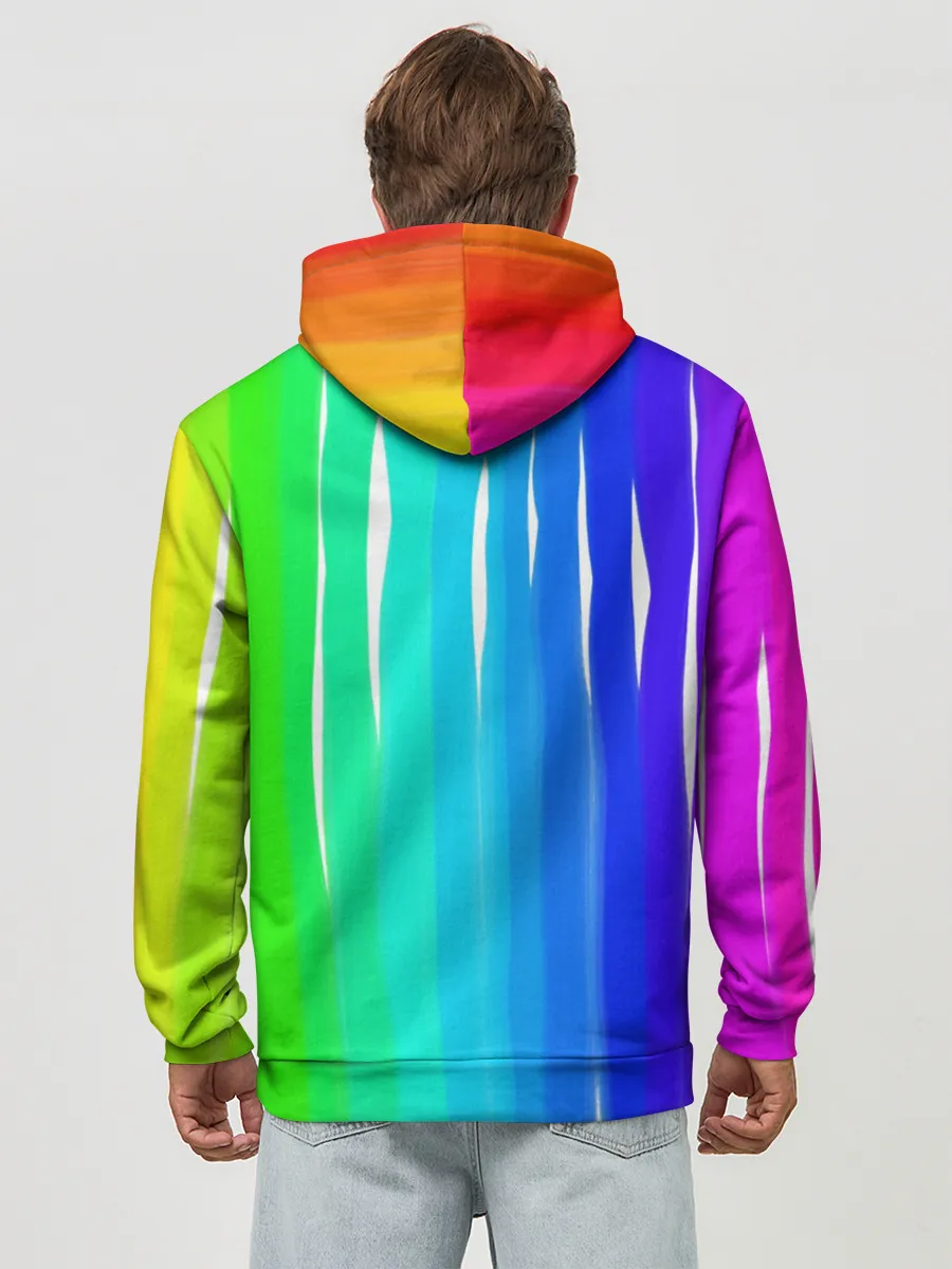 Худи мужской база хлопок / Перелив цвета