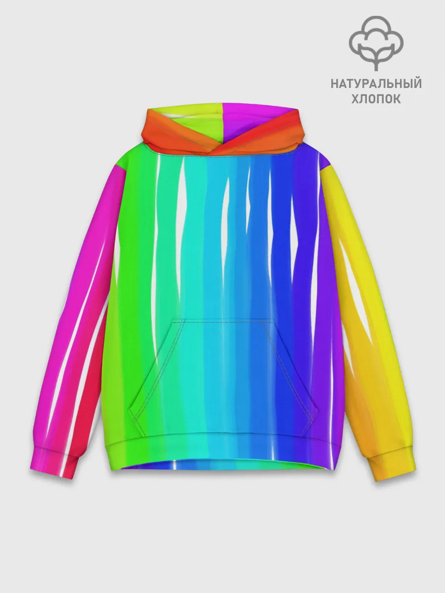Худи мужской база хлопок / Перелив цвета