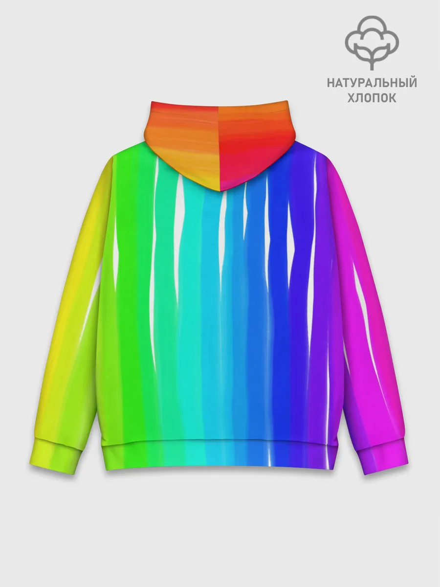 Худи мужской база хлопок / Перелив цвета