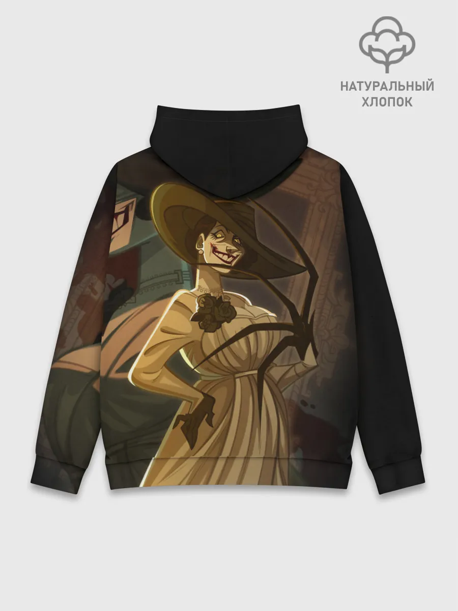Худи мужской база хлопок / Lady Alcina Dimitrescu