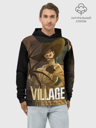 Худи мужской база хлопок / Lady Alcina Dimitrescu