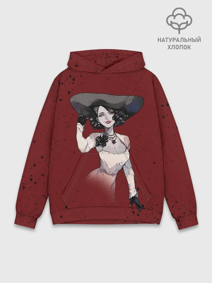 Худи мужской база хлопок / Resident Evil 8 Димитреску