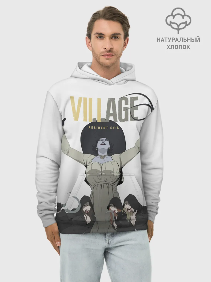 Худи мужской база хлопок / Дочери леди Димитреску