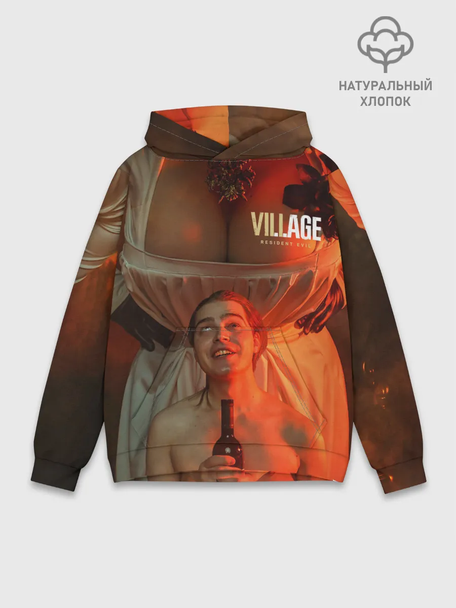 Худи мужской база хлопок / Lady Dimitrescu