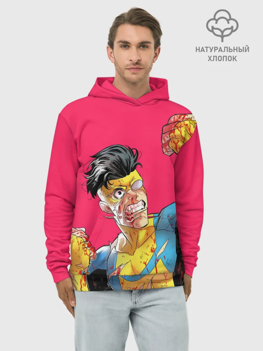 Худи мужской база хлопок / Неуязвимый