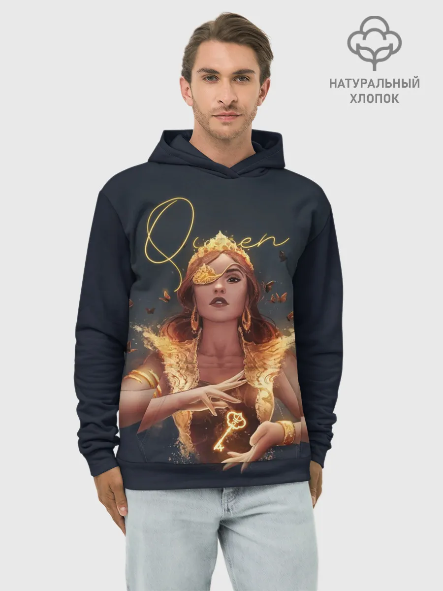 Худи мужской база хлопок / Queen