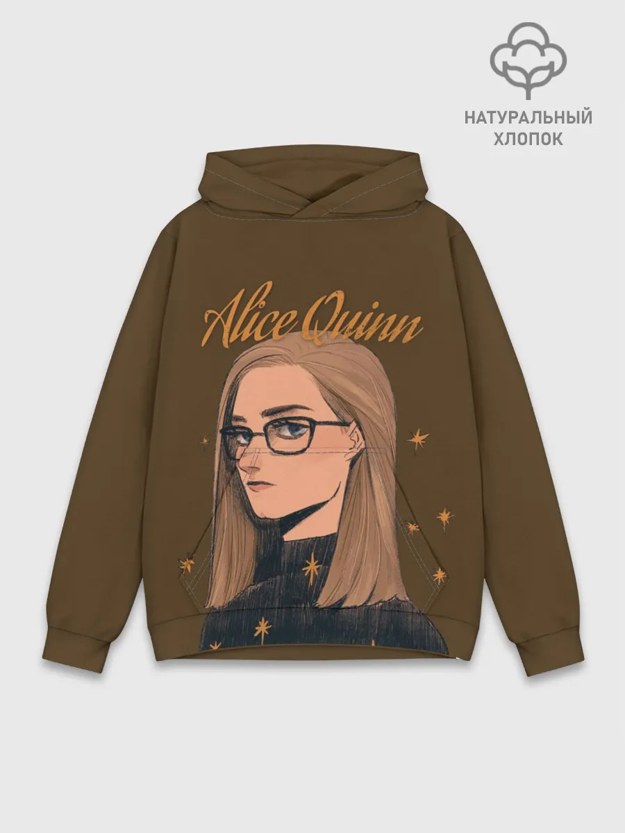 Худи мужской база хлопок / Alice Quinn