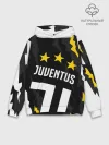 Худи мужской база хлопок / JUVENTUS / ЮВЕНТУС / ПОРЕЗЫ