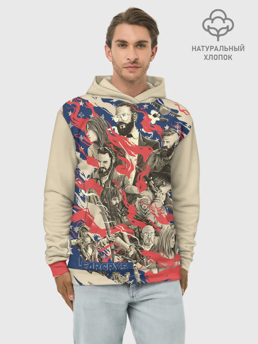 Худи мужской база хлопок / Far Cry 5