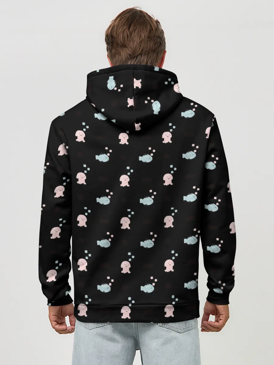 Худи мужской база хлопок / Морские мотивы