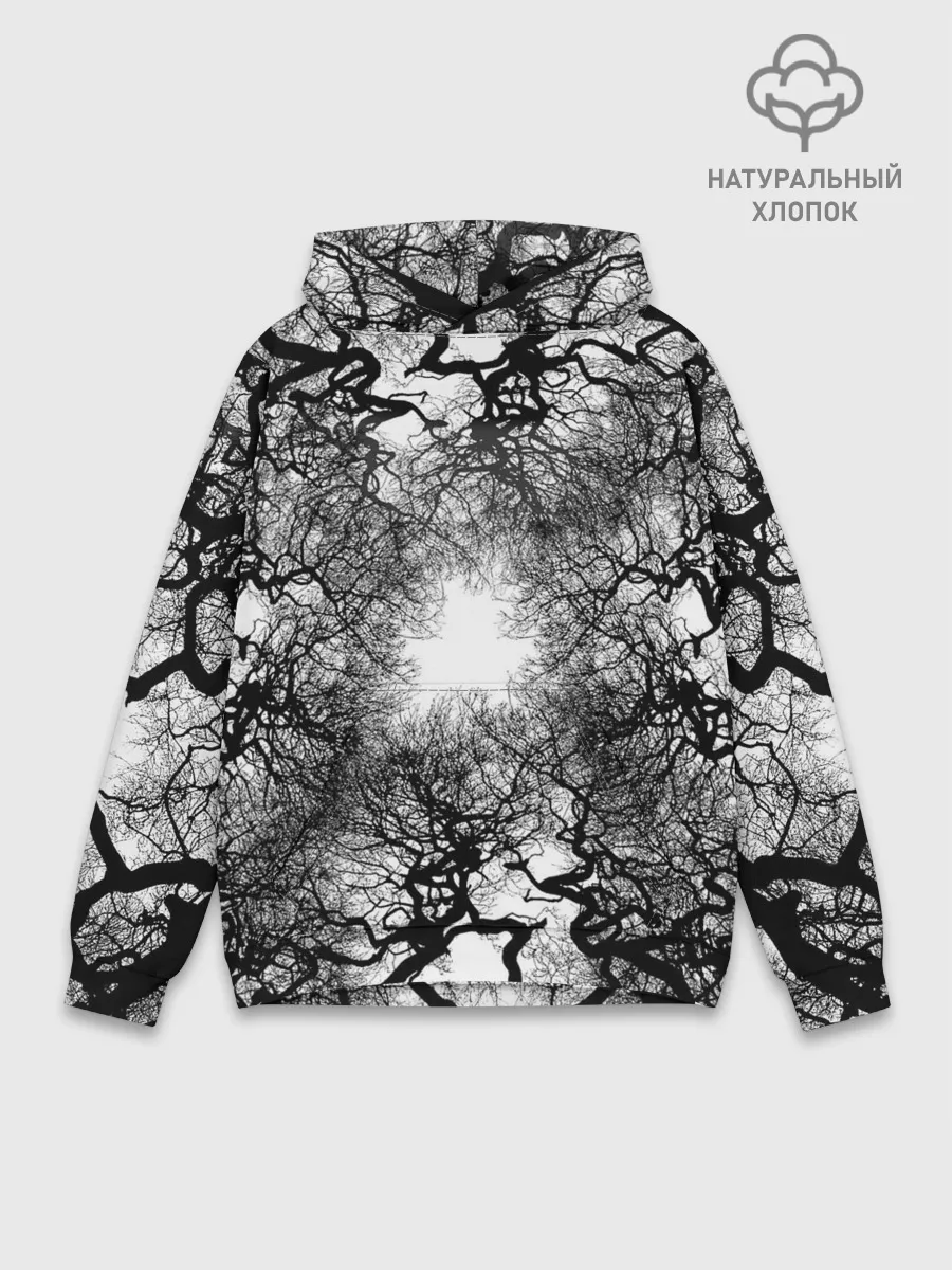 Худи мужской база хлопок / Texture Branches