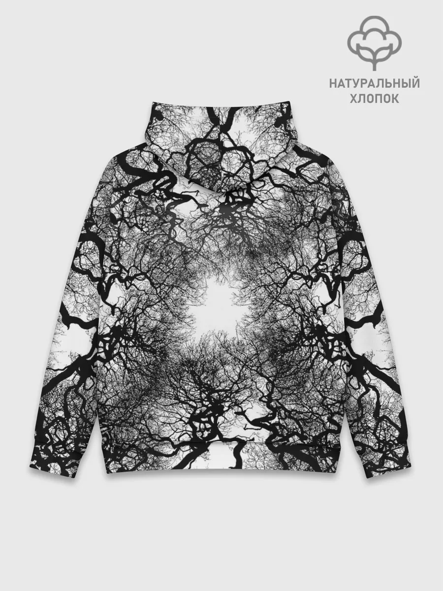 Худи мужской база хлопок / Texture Branches