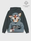 Худи мужской база хлопок / Furry fox