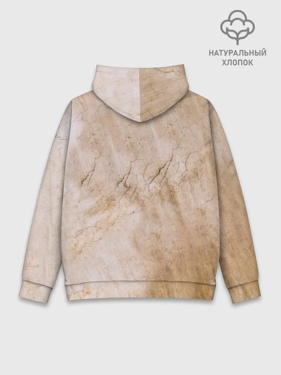 Худи мужской база хлопок / Микеланджело сотворение Адама