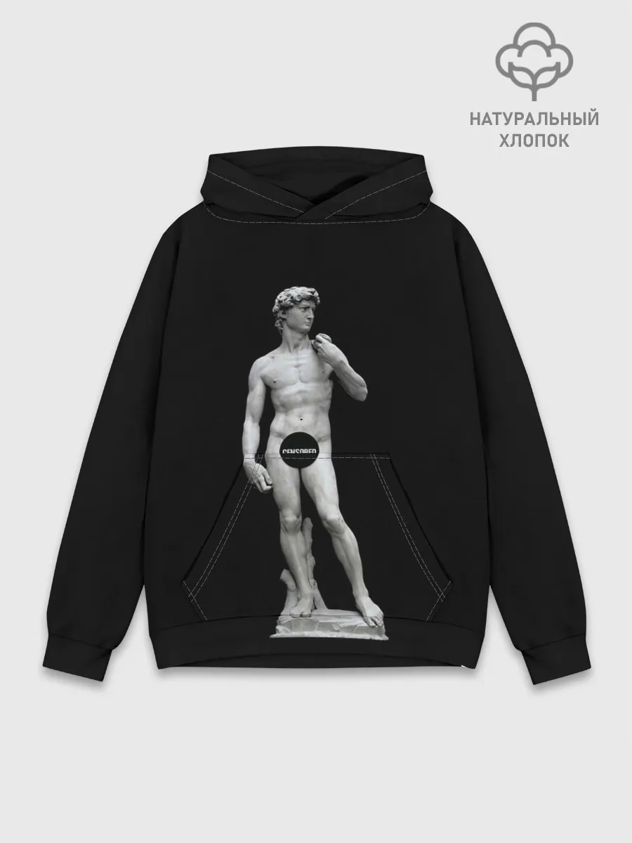 Худи мужской база хлопок / David