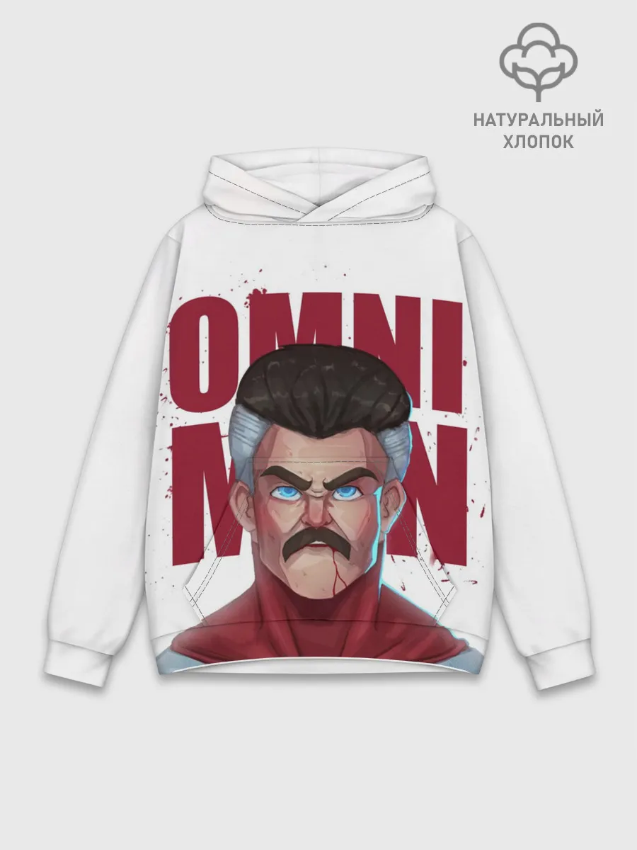 Худи мужской база хлопок / Омни Мен