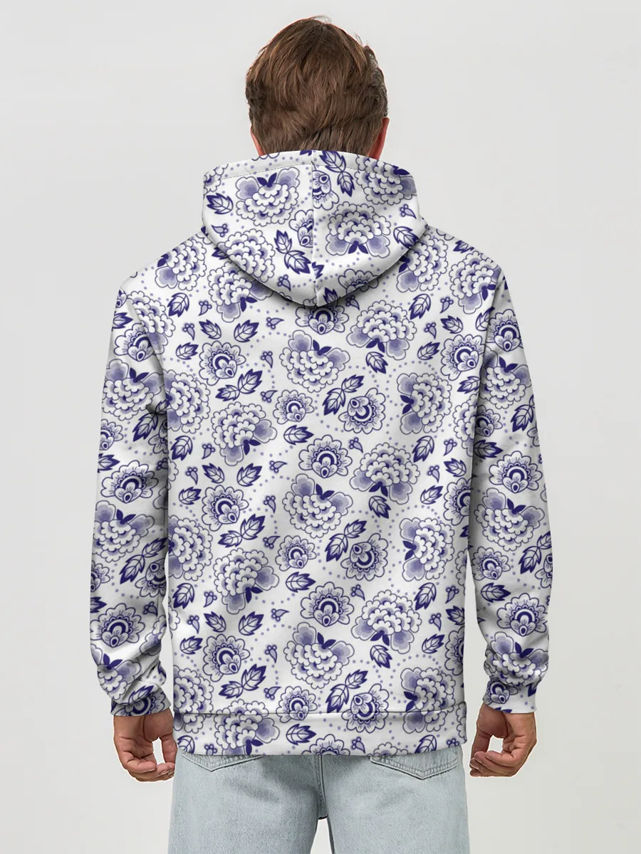 Худи мужской база хлопок / Узор