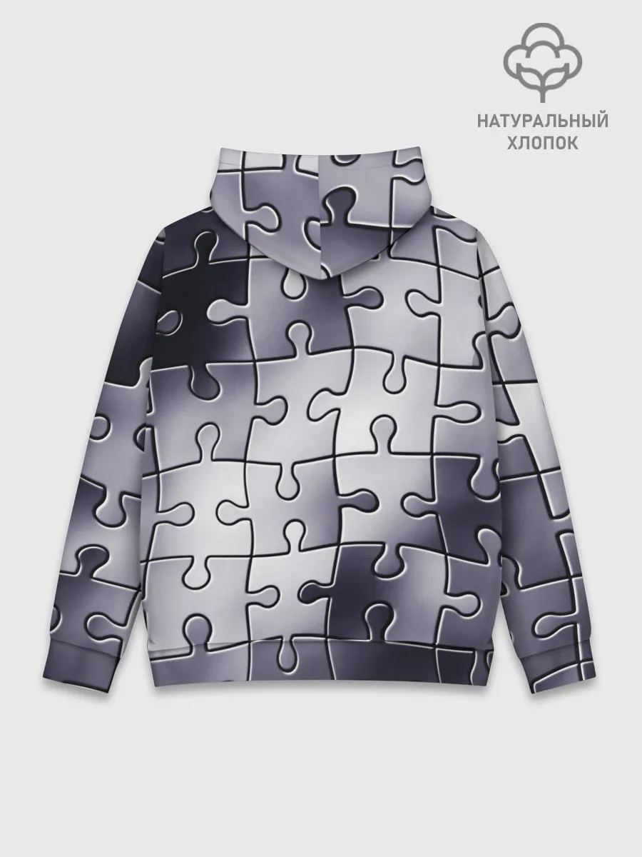Худи мужской база хлопок / Пазлы