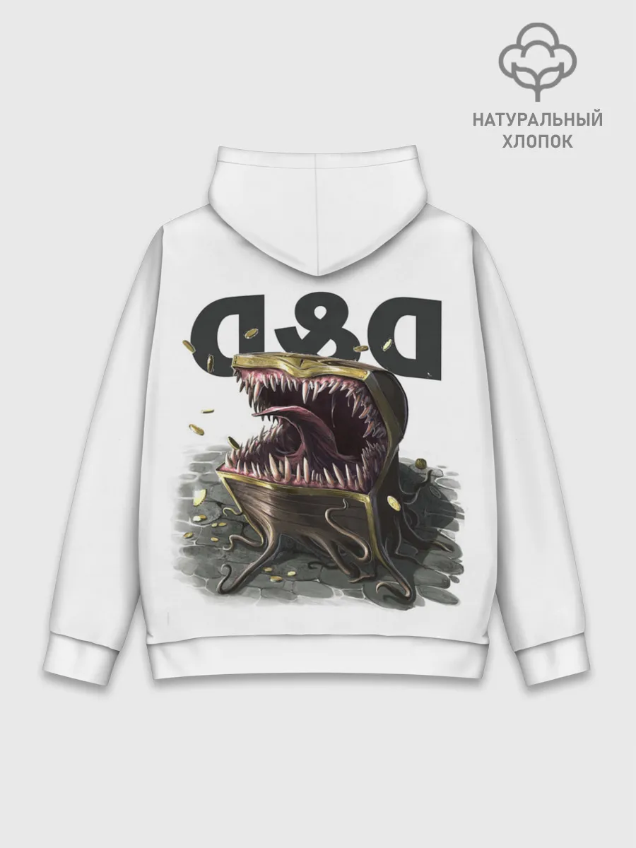 Худи мужской база хлопок / D&D | Мимик-сундук | ДнД