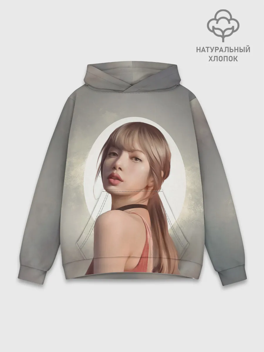 Худи мужской база хлопок / Лиса маслом