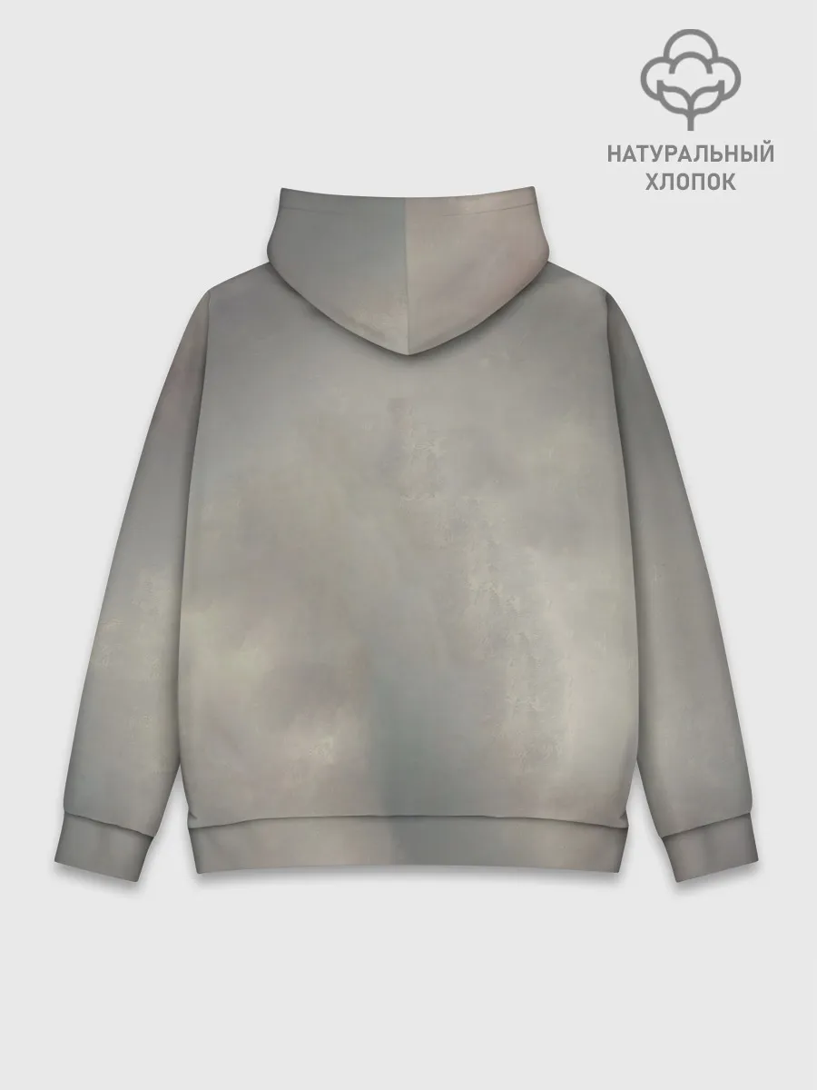 Худи мужской база хлопок / Лиса маслом