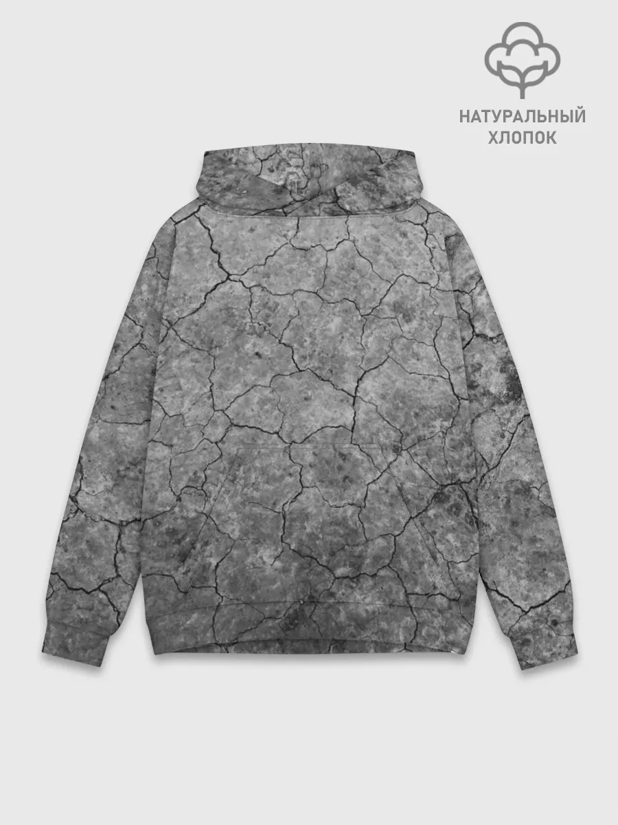 Худи мужской база хлопок / Трещины