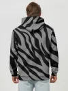 Худи мужской база хлопок / Камуфляж Зебра
