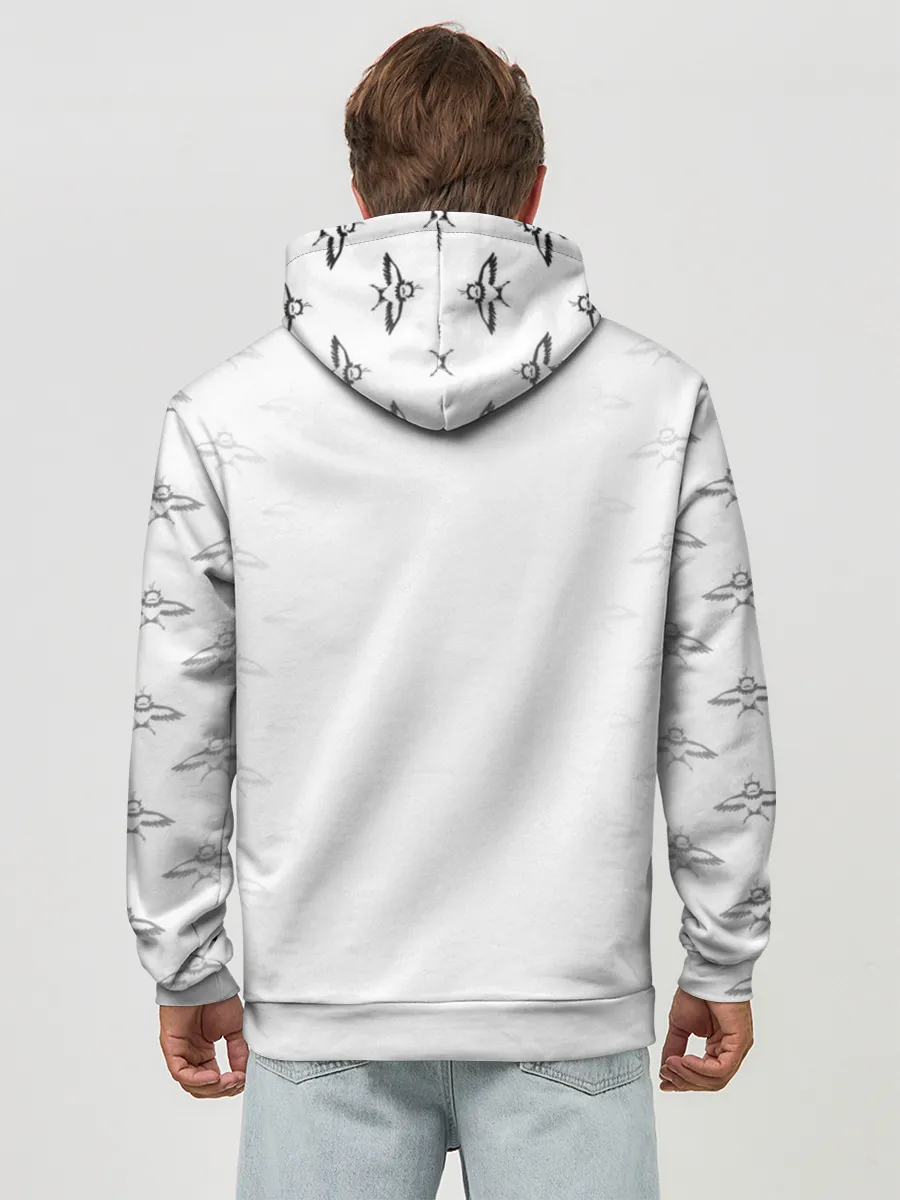 Худи мужской база хлопок / Черный демон Аста и Неро