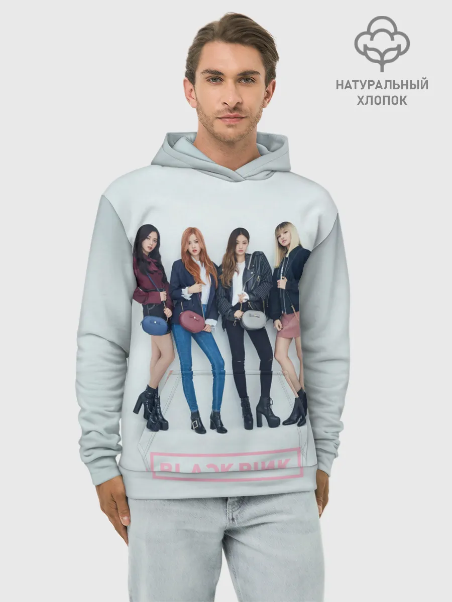 Худи мужской база хлопок / Blackpink Squad
