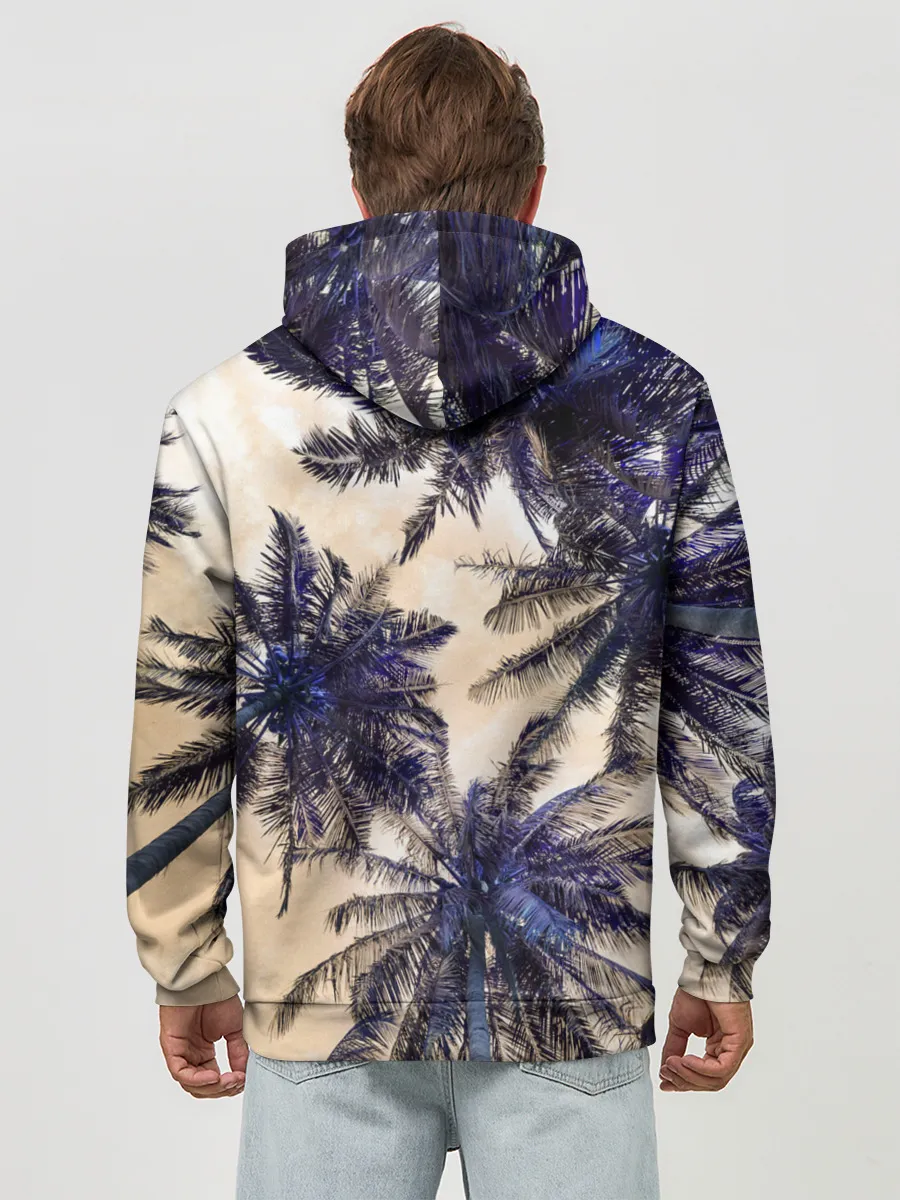 Худи мужской база хлопок / Тропики