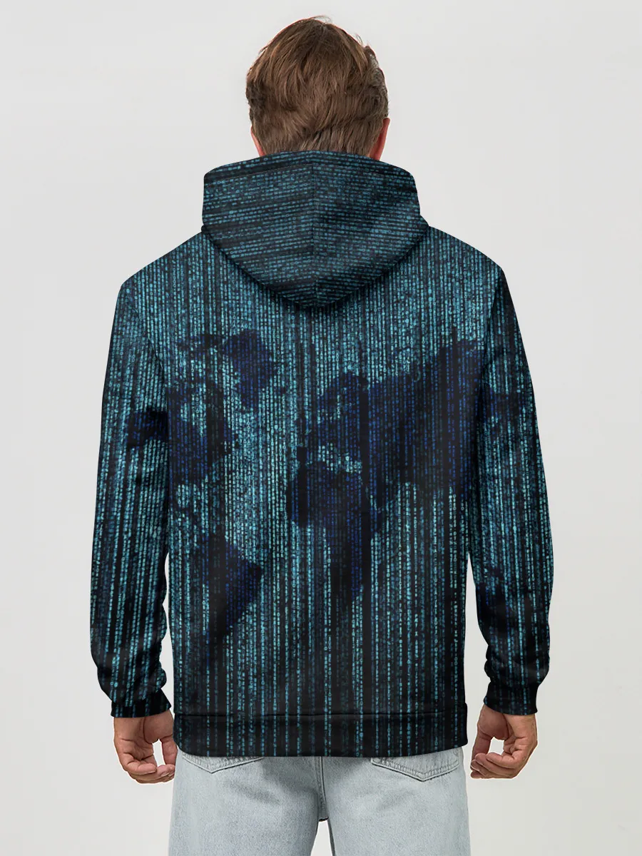 Худи мужской база хлопок / Цифровой Мир