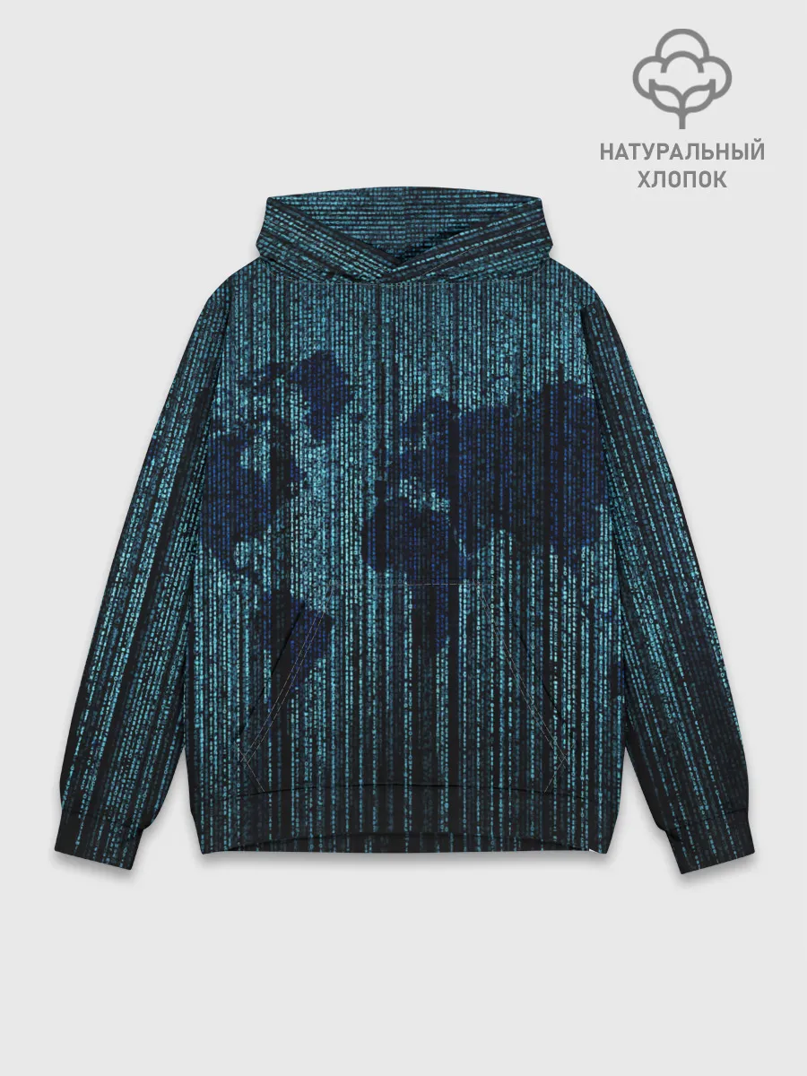 Худи мужской база хлопок / Цифровой Мир