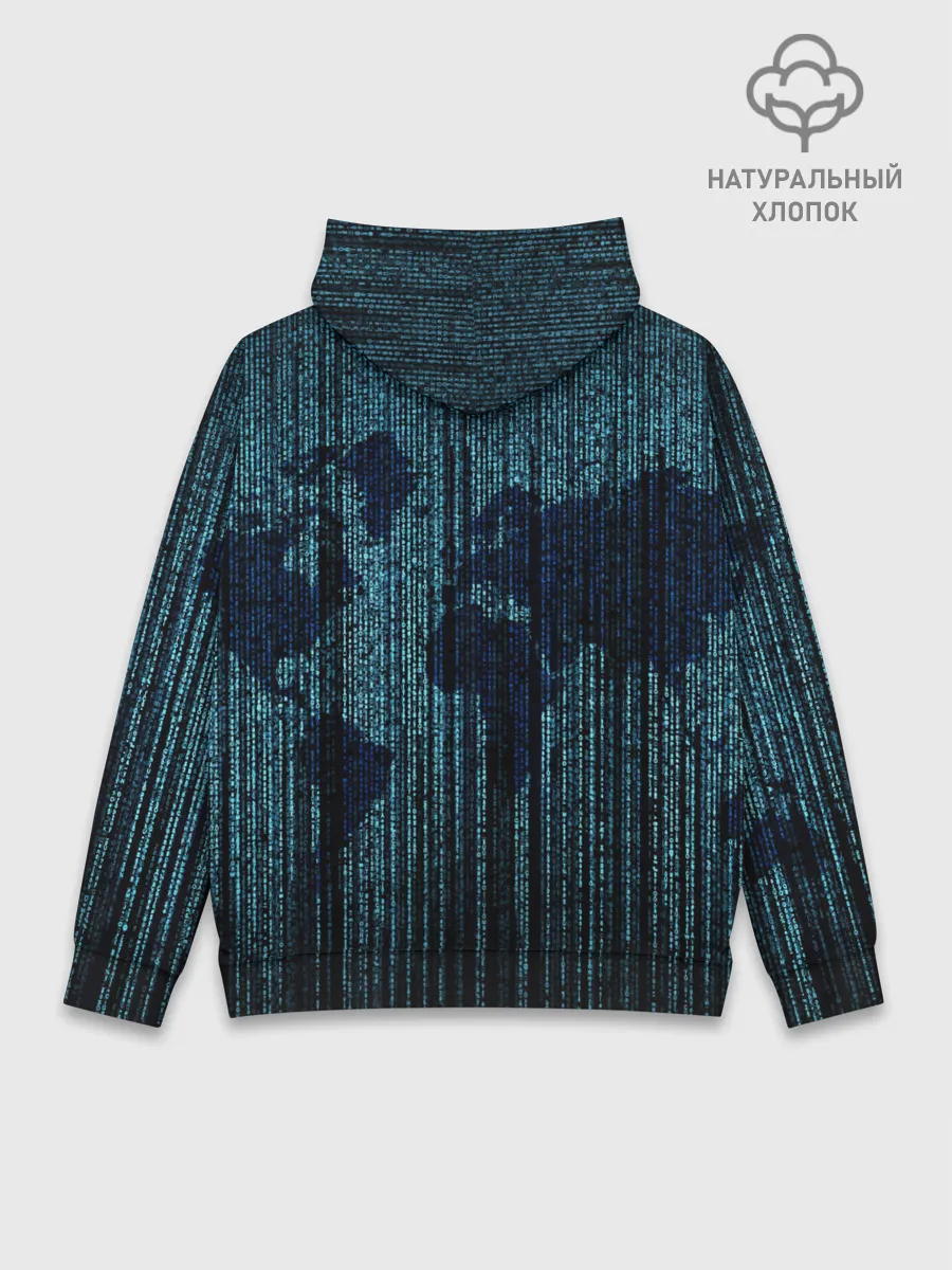 Худи мужской база хлопок / Цифровой Мир