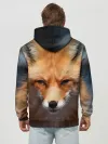 Худи мужской база хлопок / Хитрая лисица