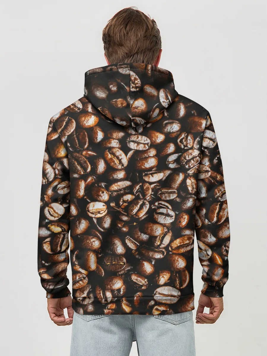 Худи мужской база хлопок / Зерна Кофе