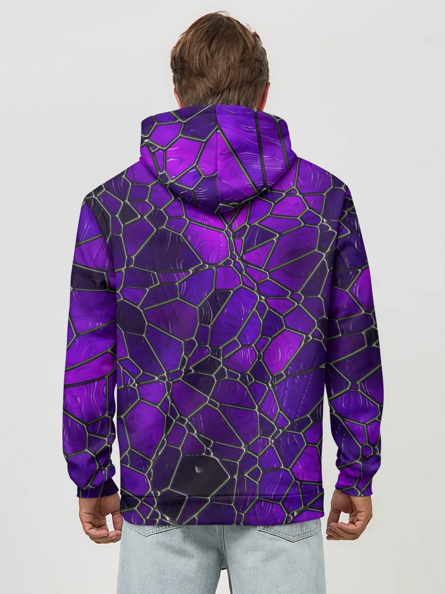 Худи мужской база хлопок / Стеклянная мозайка