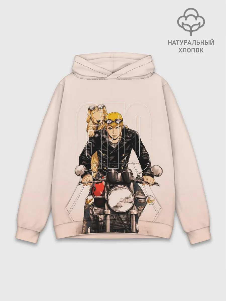 Худи мужской база хлопок / Онидзука GTO